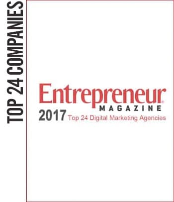 2017 Entreprenuer Magazine Top 24 Digital Marketing Companies