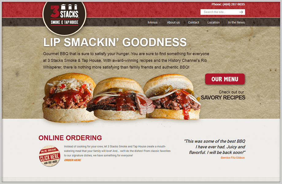 3 Stacks BBQ in McKinney Texas