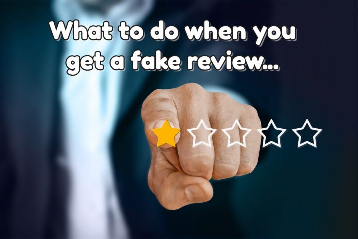 What do I do when I get a fake review?