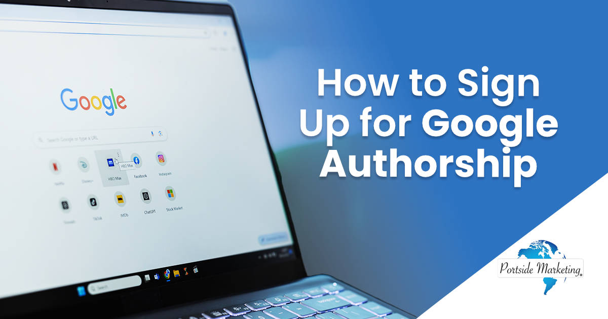 Image of a man in Bucharest, Romania on July 30th, 2024 selecting the MAX bookmark on Google Search, featuring Portside Marketing, illustrating the article ‘How to Sign Up for Google Authorship’ and aligning with the page’s context.