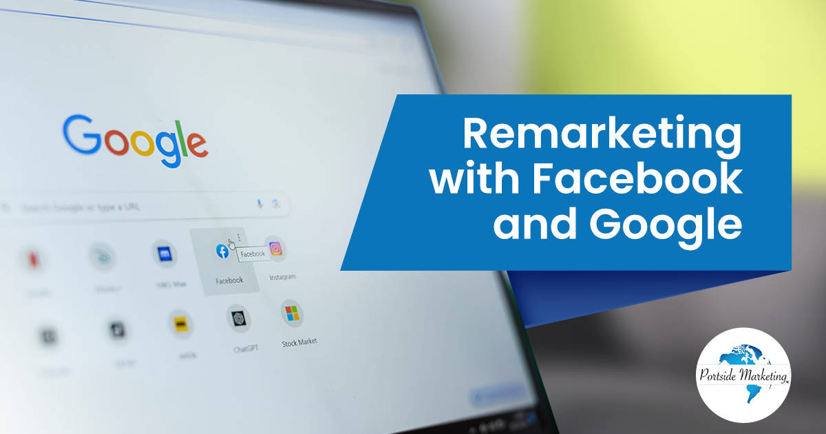 Remarketing with Facebook and Google Young man in Bucharest, Romania, clicks on a Facebook page bookmark on July 30th, 2024, illustrating remarketing strategies with Facebook and Google, featured by Portside Marketing.