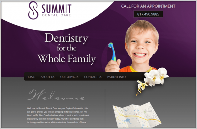 Dental Website Design Trophy Club Texas