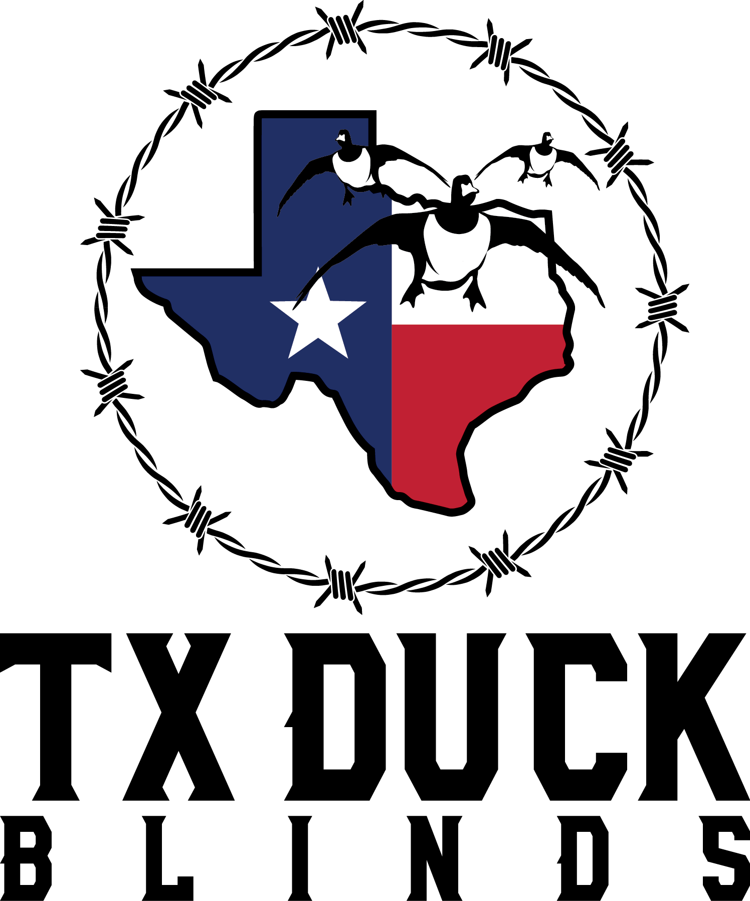 TX Duck Blinds - Logo Design Texas