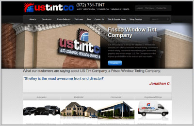 US Tint Website Design