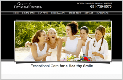 Woodbury Dental Center Dental Website Design