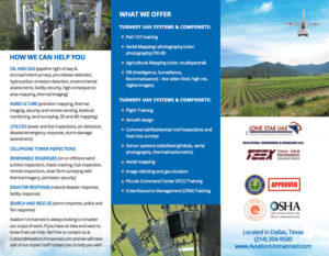 Brochure Design & Printing for Aviation Unmanned