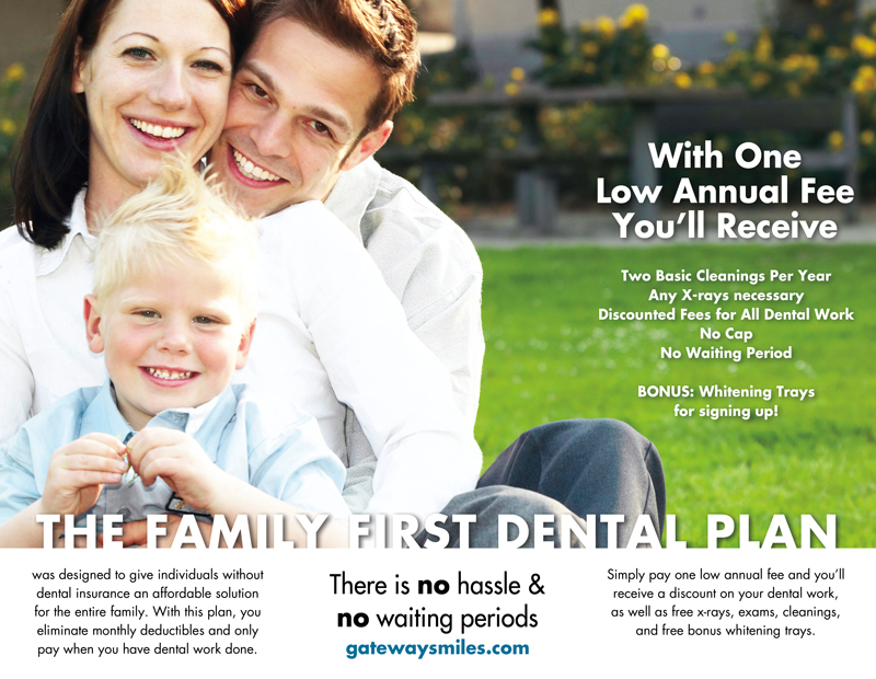 Brochure Design & Printing for Family First Dental Plan - Columbus Ohio