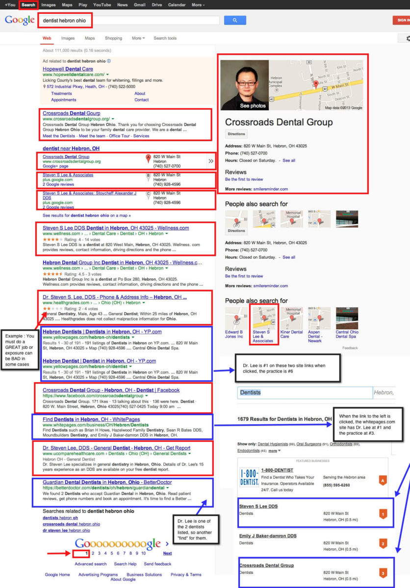 Google Ranking - Online Dental Marketing Done Right