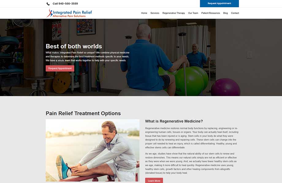 Website Design - Holten Wellness