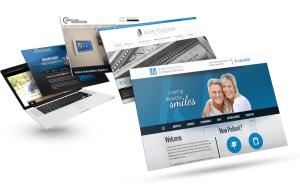 Sample Websites in a Fan-Out Display