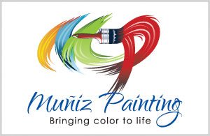 Muniz Painting Logo - Logo Design by Portside Marketing, LLC