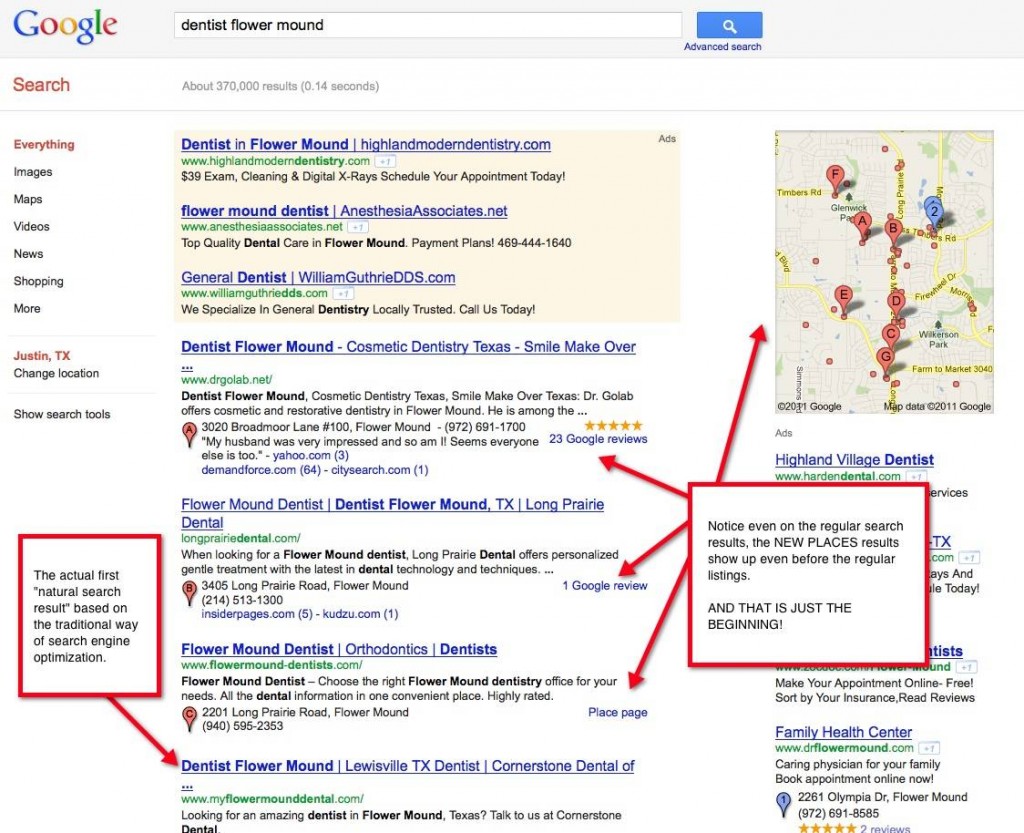 Google Maps Natural Search Rankings - Local SEO