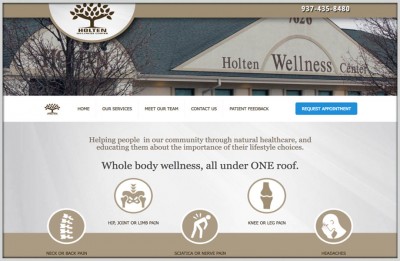 Website Design - Holten Wellness